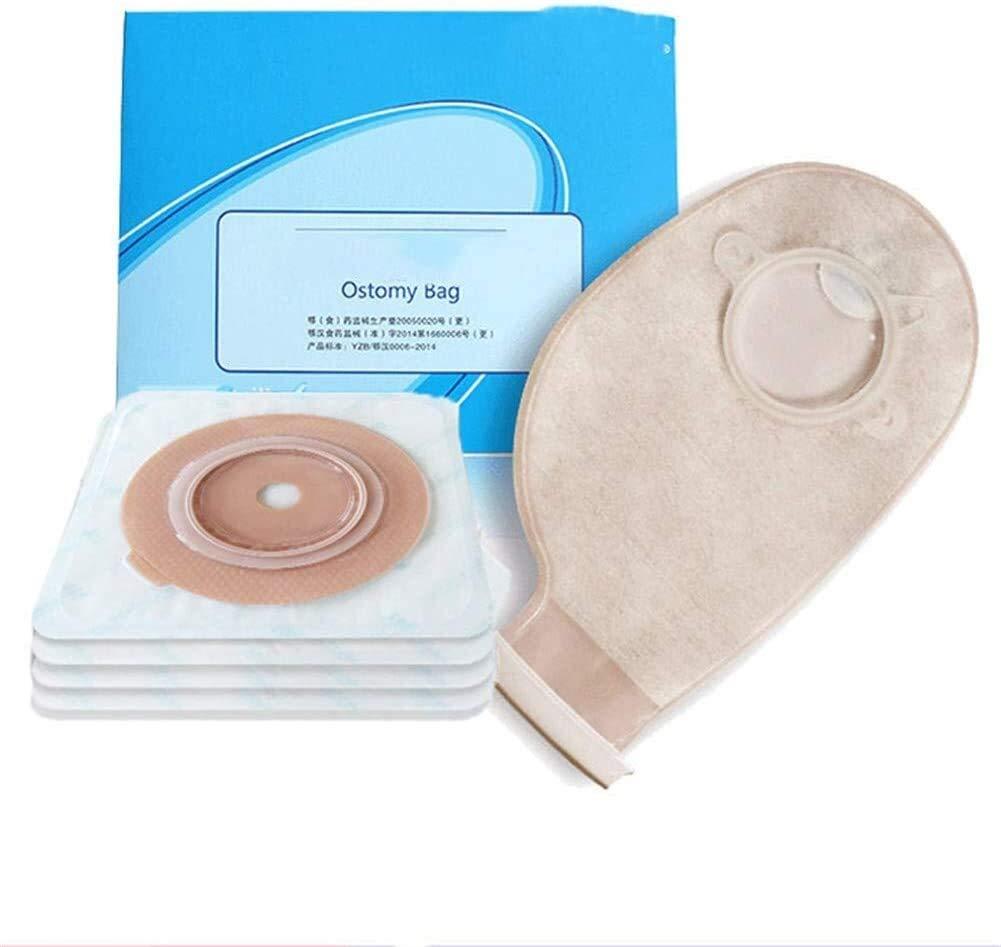 Two-Piece System Ostomy Bag and Chassis Drainable Colostomy Ileostomy Pouch Trim to Fit 0.59 to 1.77 Inch Stoma Hernia Belt (Size : Chassis Bag Body)