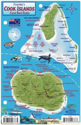 Cook Islands Dive Map & Coral Reef Creatures Guide Franko Maps Laminated Fish Card