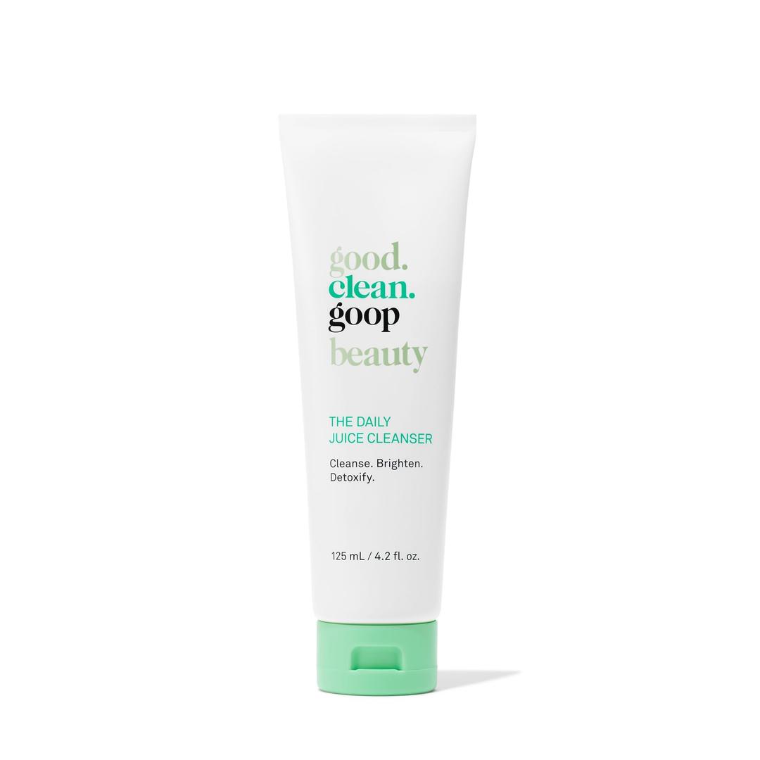 good.clean.goopbeauty The Daily Juice Cleanser | Foaming Facial Cleanser to Hydrate & Cleanse Skin | Fruit Enzyme, Chlorella Extract & Spinach Leaf Extract | Face Wash to Detoxify Skin | 4.2 Fl oz