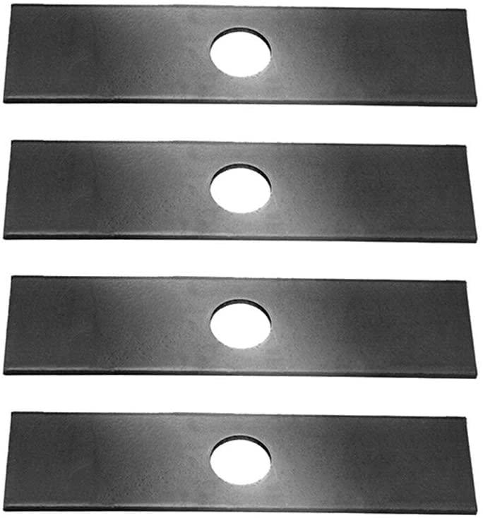 4PK Rotary Edger Blade 6477 (7-3/4"" x 2"") 1'' Hole (3/32'' Thick) fits STIHL EGO RYOBI Husqvarna Oregon Black Powder Coated Heat Treated