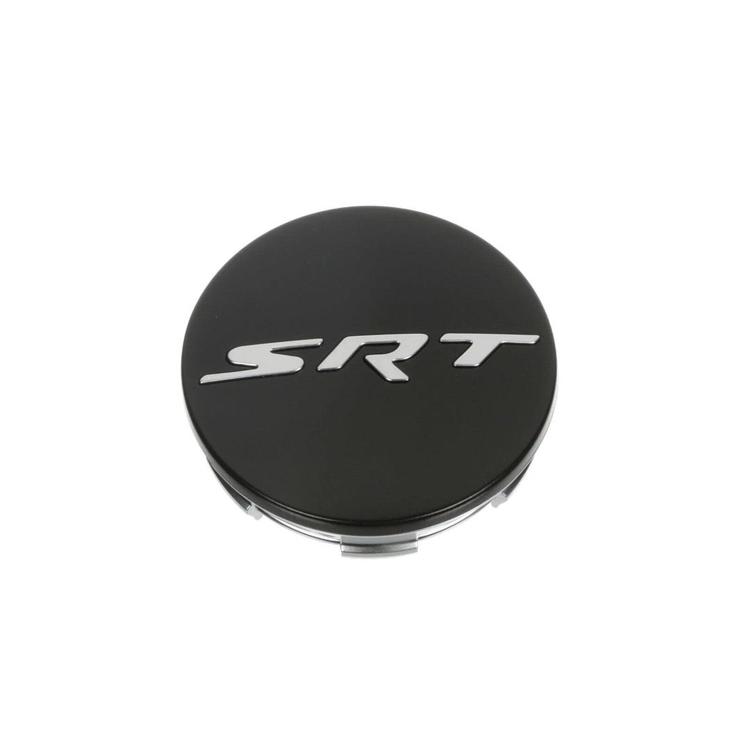 Mopar Satin Black SRT Wheel Center Cap MOPAR SRT Compatible with Chrysler