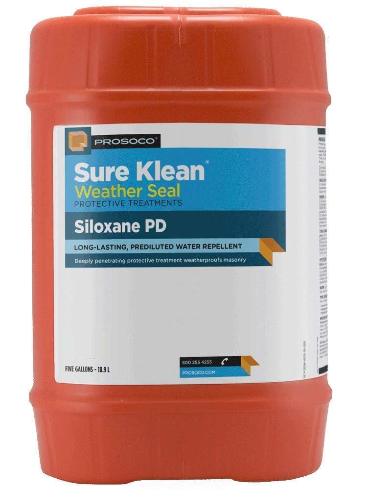 PROSOCO Sure Klean Weather Seal Siloxane PD - Great Water-Based Brick Sealer - (5-Gallon Container)