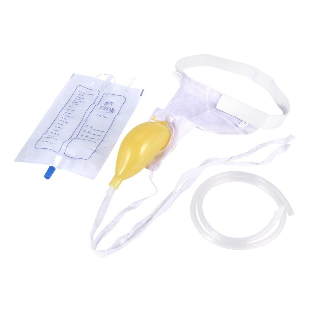 Yosoo Reusable Male Female Urine Bag Urinal Pee Holder Spillproof Portable Urine Collector Bag For Urinary Incontinence (Size : Male)