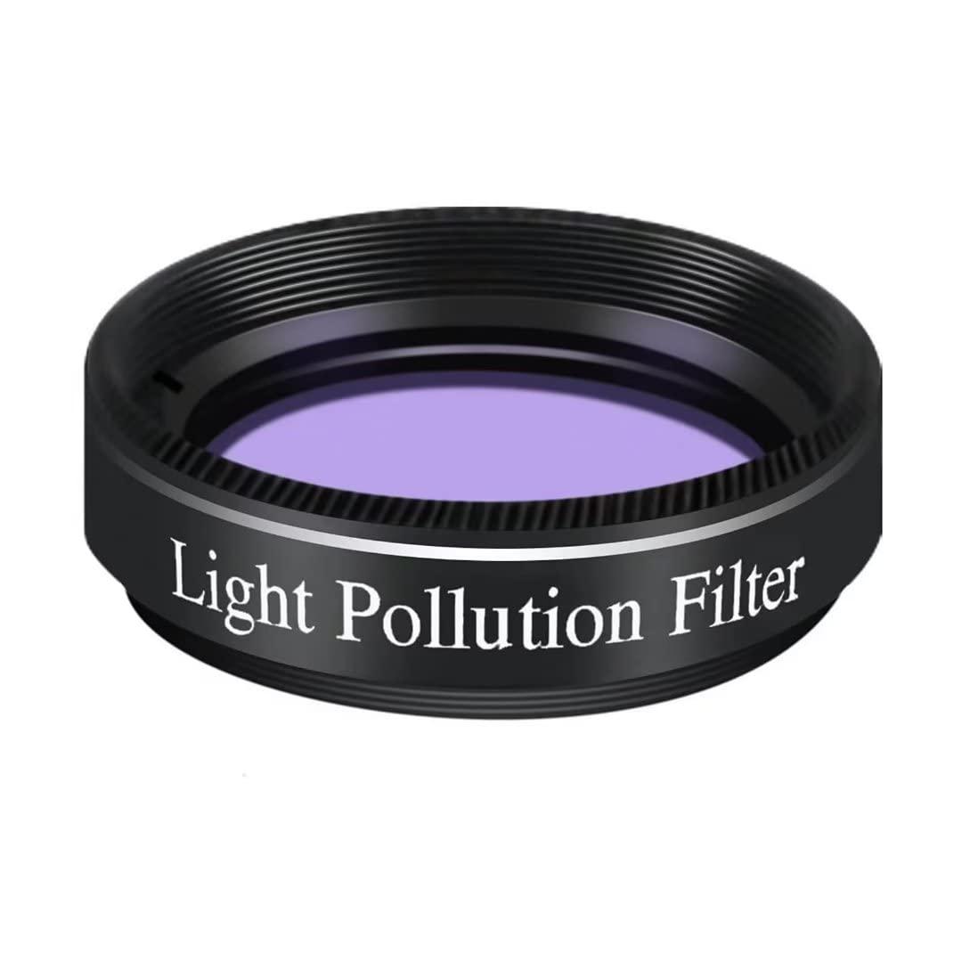 Celticbird 1.25 Inch Light Pollution Filter for Telescope Perfect for Deep Sky Visual Astronomical Photography Metal Frame Optical Glass