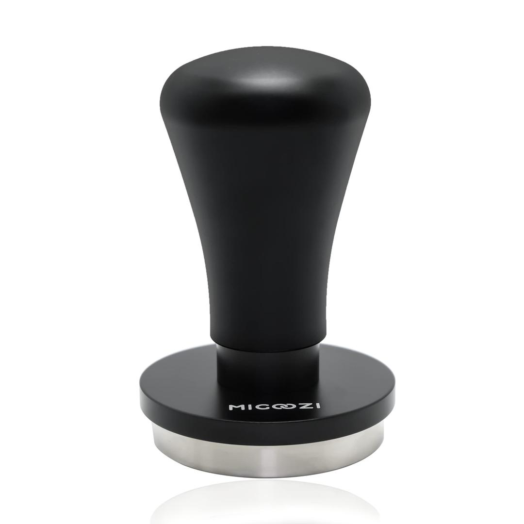 Calibrated Espresso Tamper 51mm | MIGOOZI 304 Stainless Steel Espresso Coffee Hand Tamper | Professional Espresso Barista 30lb Spring Loaded Pressure Tamper for Delonghi, Gevi, Yabano 51mm Portafilter