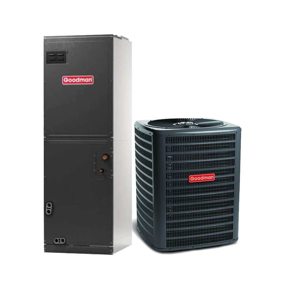 Goodman4 Ton 16 Seer Heat Pump System with Multi Position Air Handler