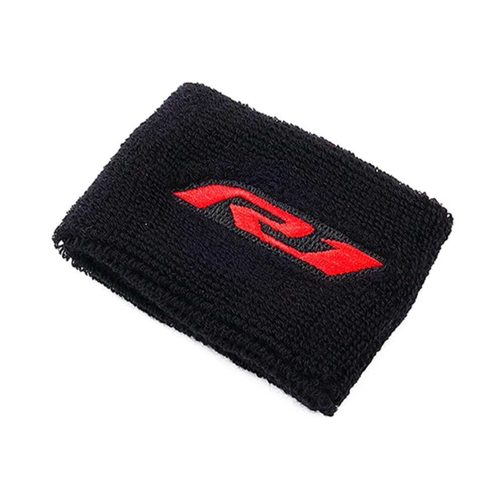 MOWOKFits For Yamaha YZF R1 R1S YZF-R1 1999-2024 Motorcycle Accessories Brake Fluid Reservoir Cover Sock (Red)