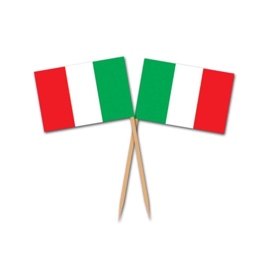 Beistle Italian Flag Picks 50 Count