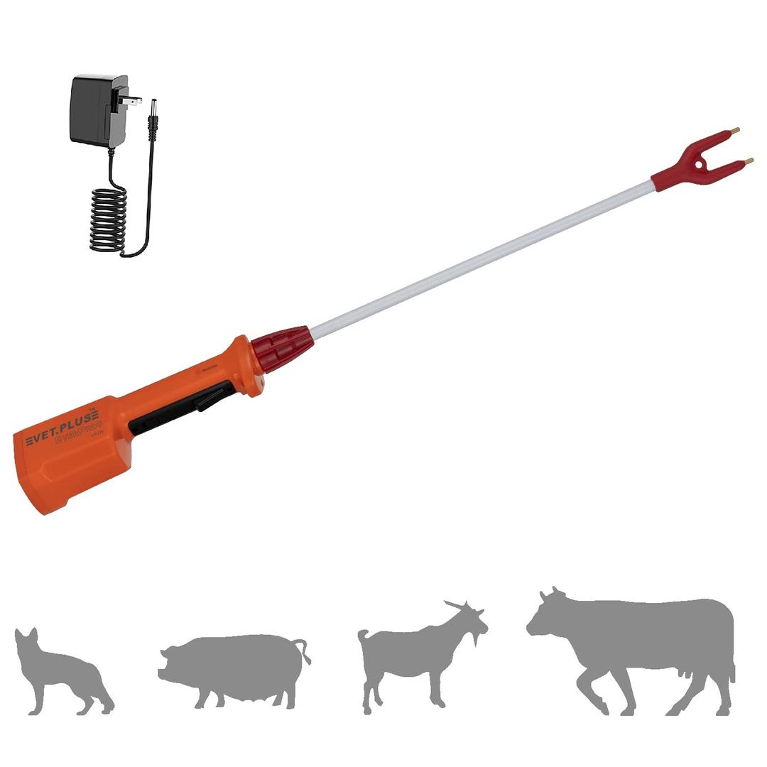 Rechargeable Waterproof Livestock Prod for Cows Cattle Hogs Prod Animal prod for Big Large Dogs (NOT for Small Dog OR Pets), Shaft Length 23", Total Length 33 1/2 inch