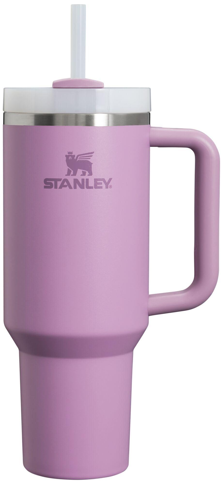 Stanley Quencher H2.0 FlowState Stainless Steel Vacuum Insulated Tumbler with Lid and Straw for Water, Iced Tea or Coffee, Smoothie and More, Lilac, 40oz