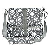 Jj Cole Backpack Diaper Bag Gray Floret