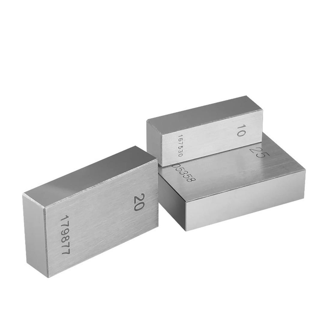 YING-pinghu Gauge Block 32 Grade 0 Grade 1 Caliper Micrometer Block Gauge Tool Steel Block Gauge Standard Gauge Block Calibration Block