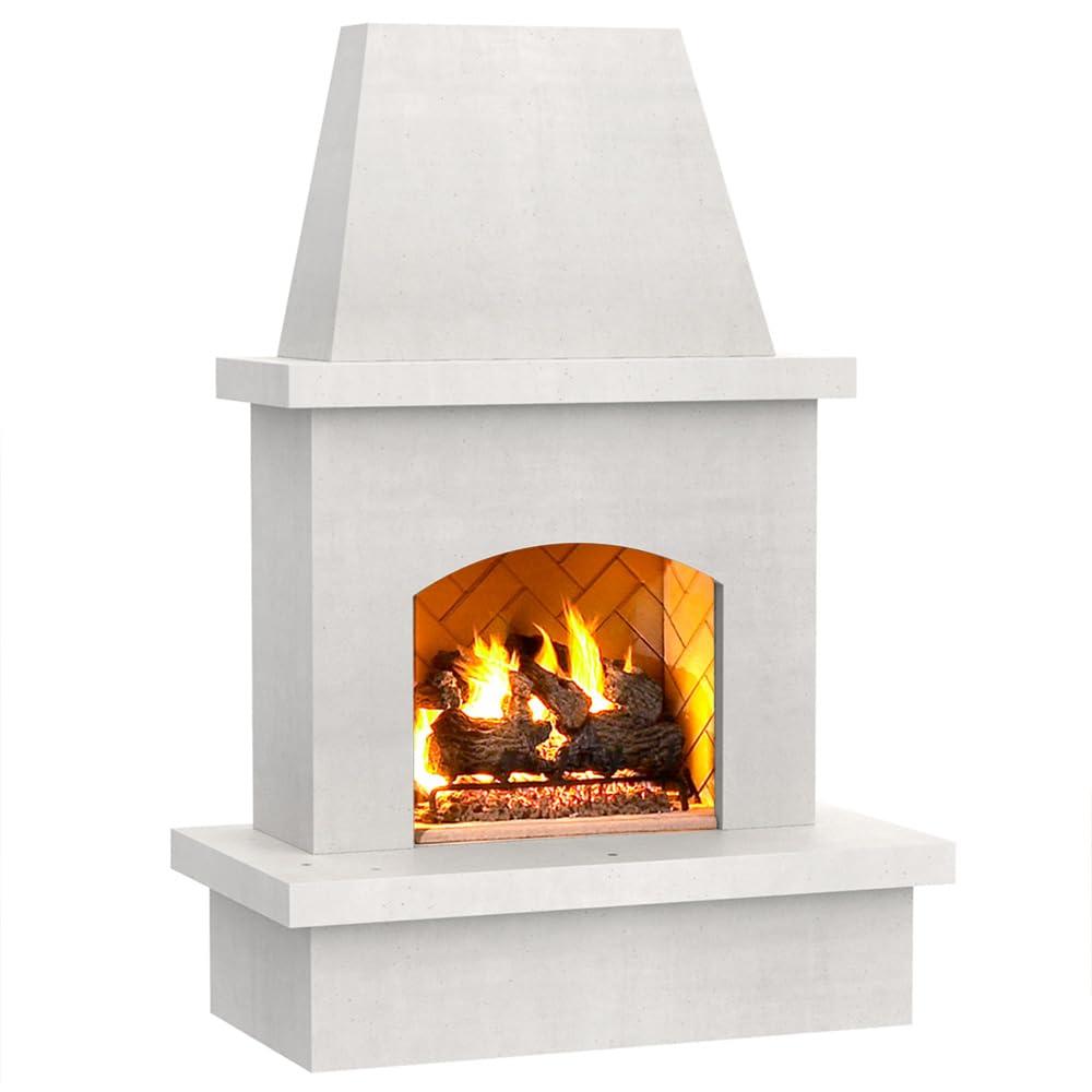 Contractor's Model Outdoor Fireplace | American Fyre Designs (Vented)