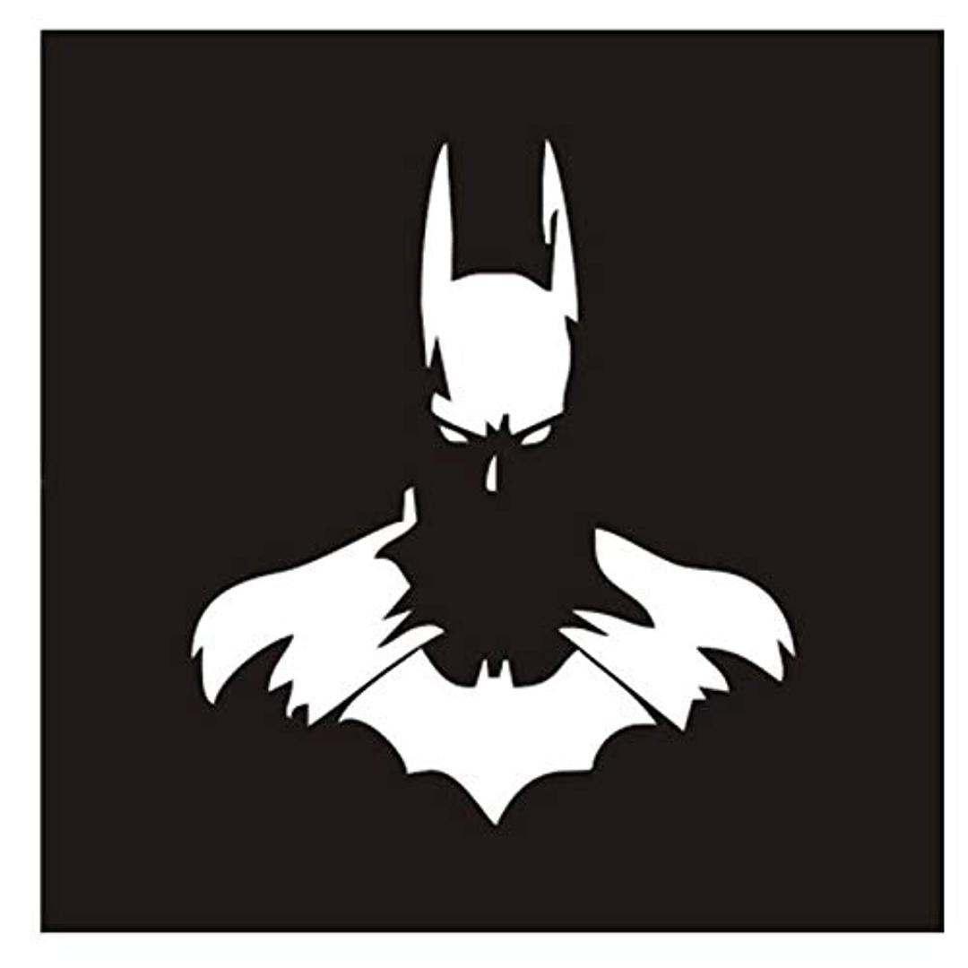 Batman Superhero Car Window Sticker - White