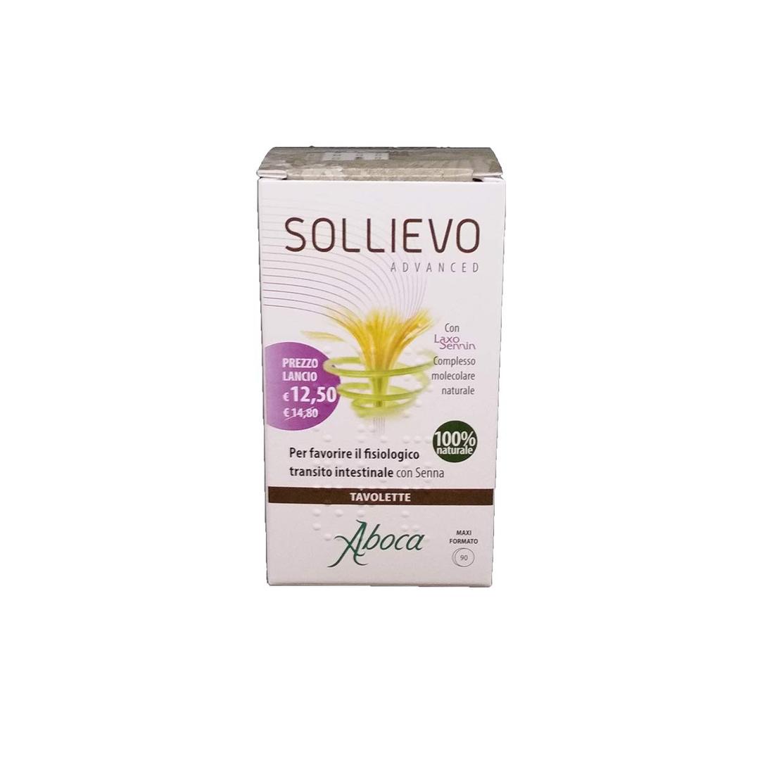 Aboca Sollievo Advanced Integratore Alimentare Transito Intestinale 90 Tavolette