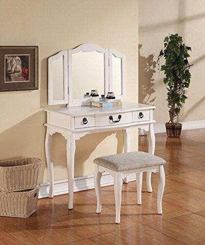 Poundex PDEX-F4094 Vanities, Bobkona, White