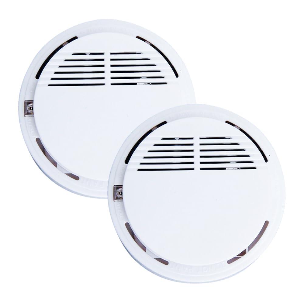 Smoke Alarm detectors are Used in Household Kitchens or Offices to detect Gas Alarms (2-Pack)