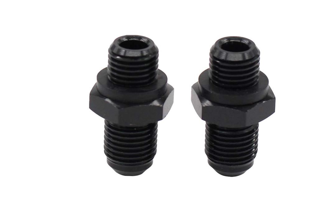 XtremeAmazing -6 AN Transmission Oil Cooler Adapter Fittings for GM Turbo 350 400 700R 4L60E Pack of 2