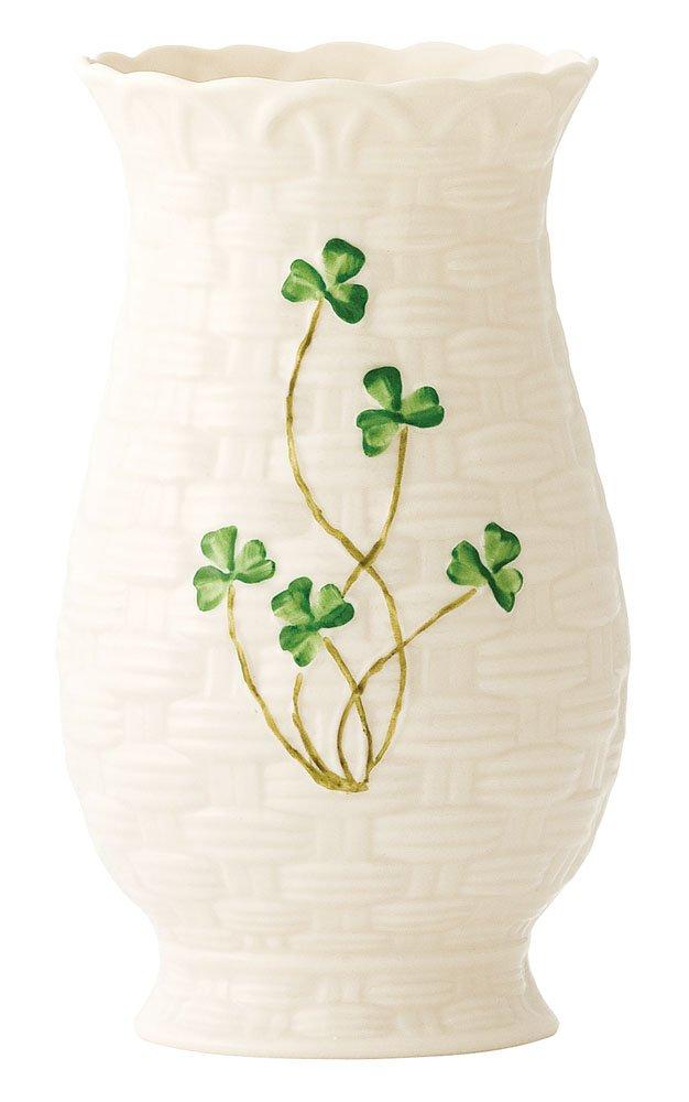 Belleek 2675 Kylemore Vase, 7-Inch, White