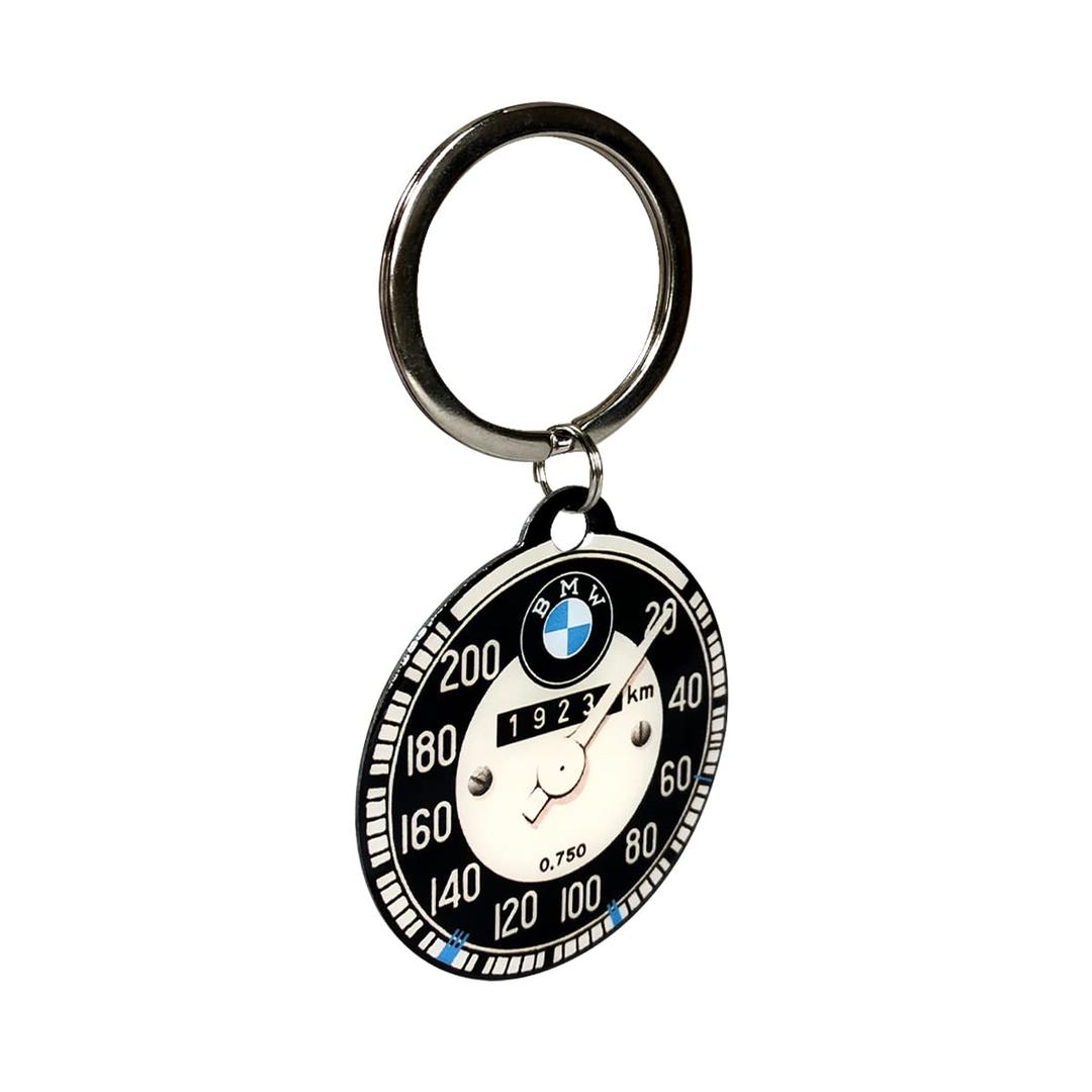 Nostalgic-Art 48016 BMW Tachometer,Key Ring Round, 4 cm