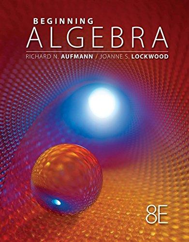 Beginning Algebra, 8th Edition (Textbooks Available with Cengage Youbook) 8th Edition