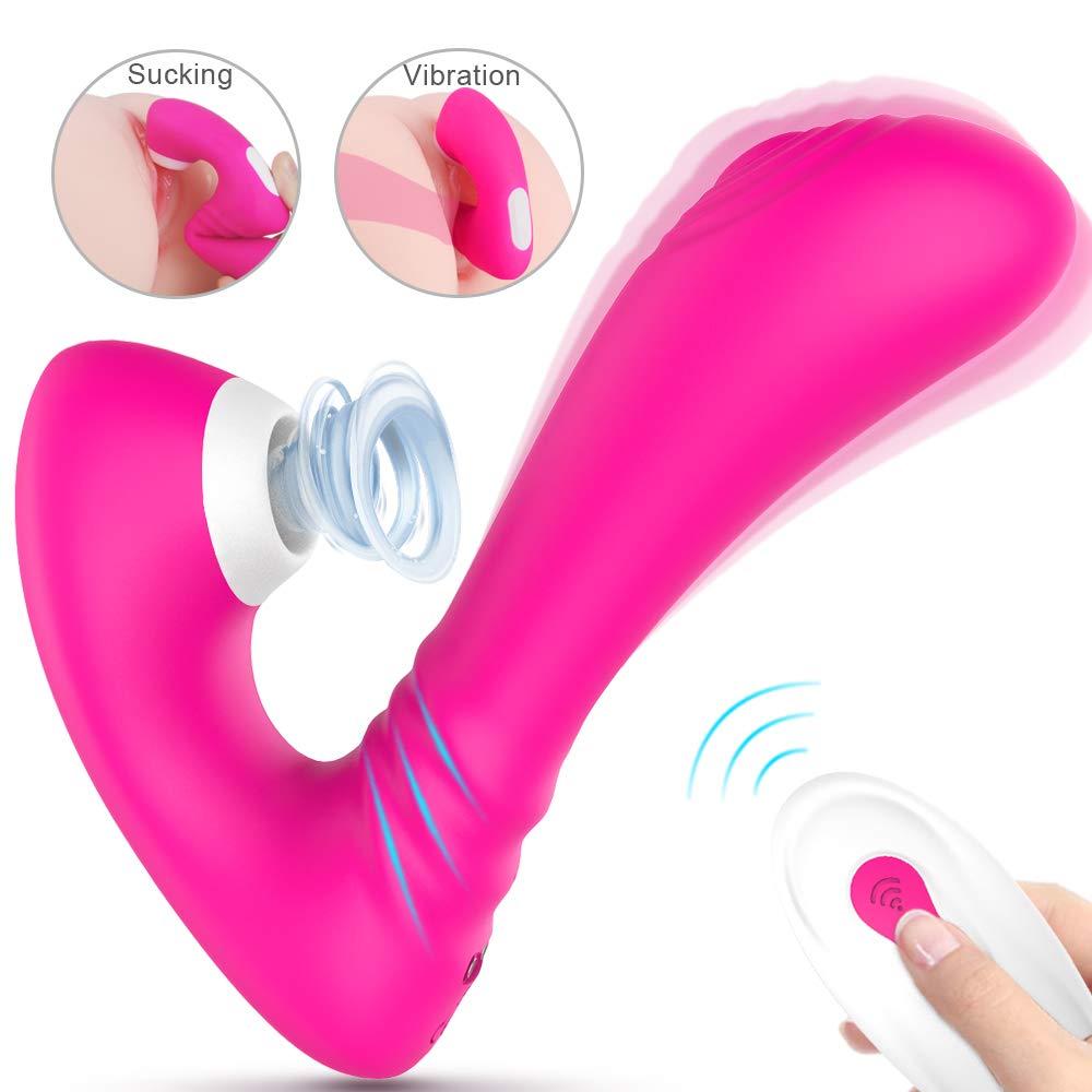 2 in 1 Multi-Functional Electric Wand Massager 9 Levels Silicone Portable Waterproof Sucking Vibration Relaxing Toy