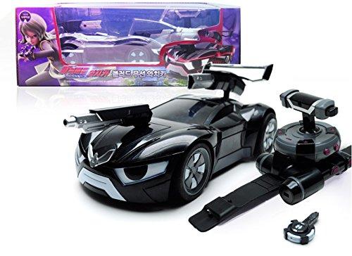 Power Battle WatchCar Power Coin Battle BLOOD RC Car + SuperDaddy Highlighter (Gift) Kids Animation Toy Watch car