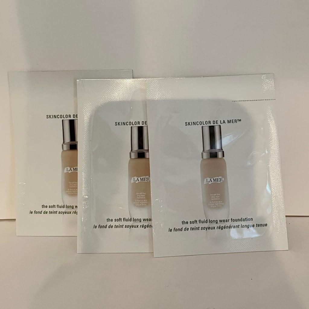 La MerThe Soft Fluid Long Wear Foundation # Natural Sample Packet 1.5ml x 3 / total 4.5ml (Set of 3)