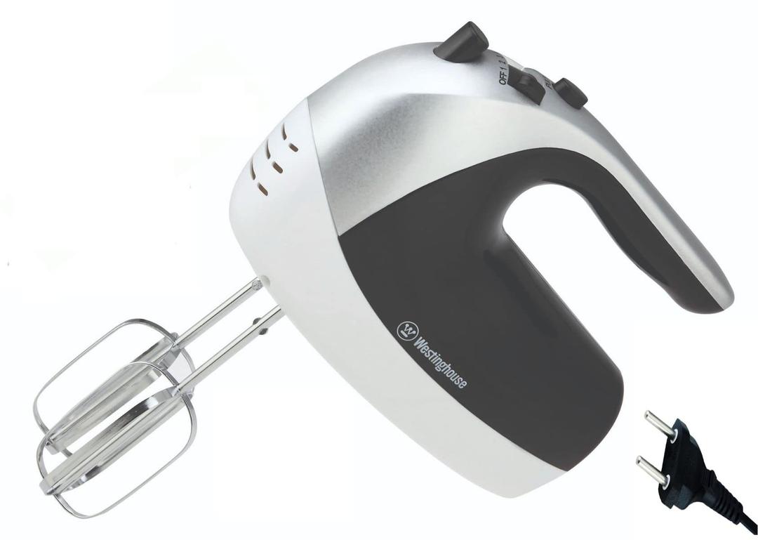 Westinghouse 220 volts hand mixer silver/black color 5 speed powerful motor 220v 240 volts WKHM111C (NOT FOR USE IN USA)