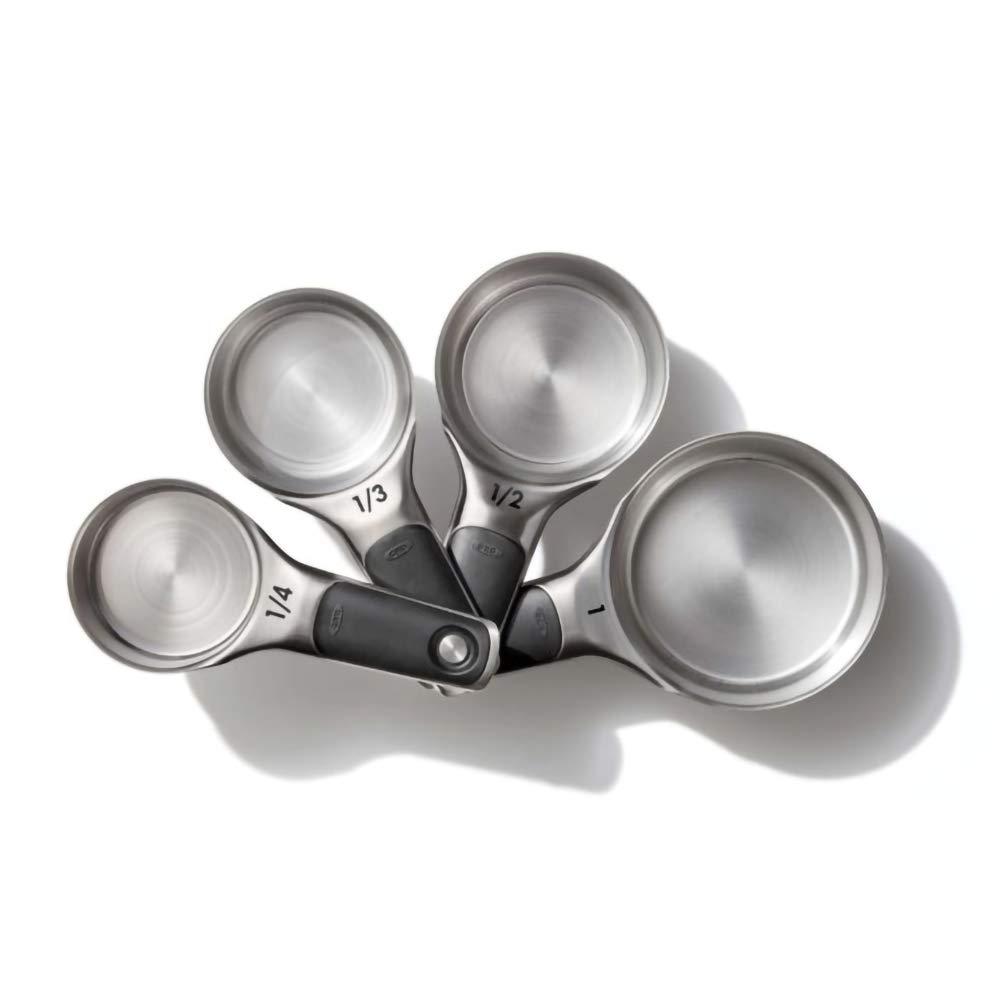 OXOGood Grips 4 Piece Stainless Steel Measuring Cups with Magnetic Snaps