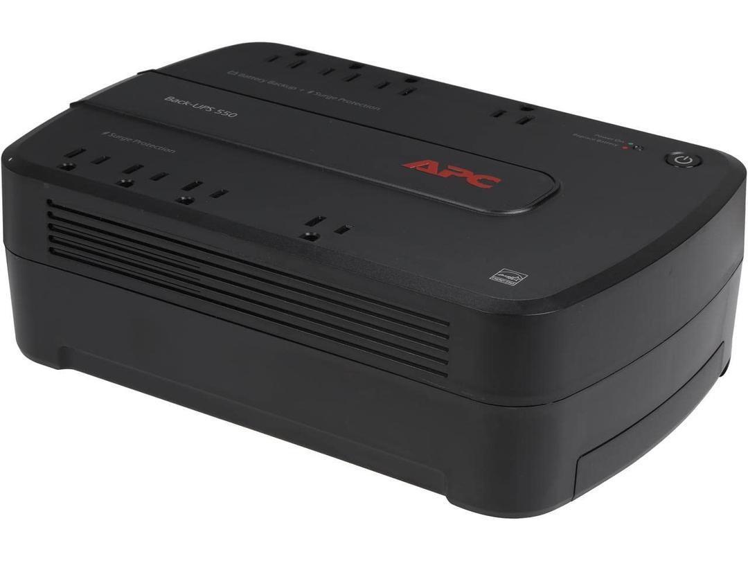 APC UPS Battery Backup for Computer, BE550G Surge Protector with Battery Backup, Dataline Protection