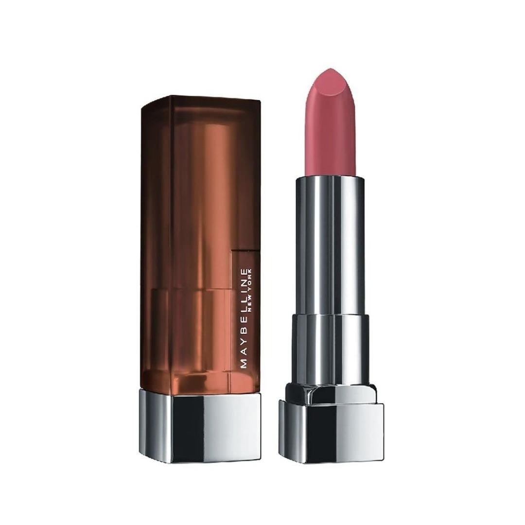 Maybelline New York Color Sensational Lipstick, Lip Makeup, Matte Finish, Hydrating Lipstick, Nude, Pink, Red, Plum Lip Color, Touch Of Spice, 1 Count