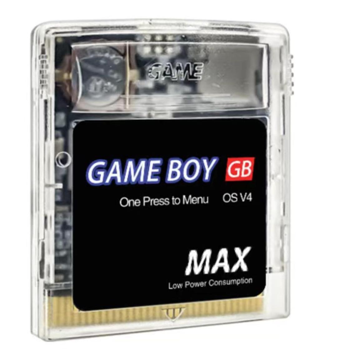 GB Max Game Cartridge 2000 IN 1 for Gameboy Color Game Boy Cart Fit to GB OS V4 Version Game Cartridge