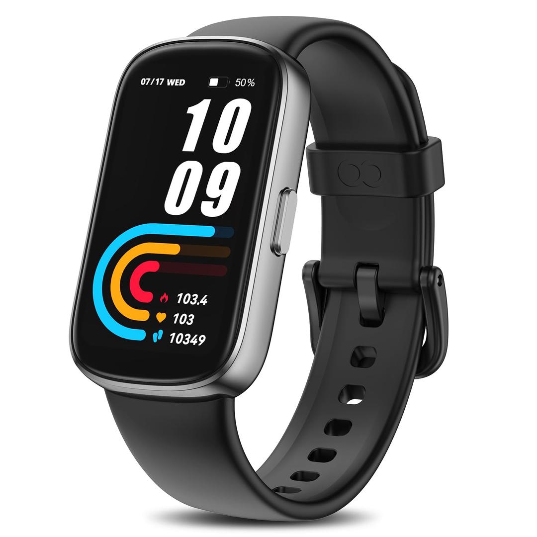 Fitness Tracker Watch with 24/7 Heart Rate Sleep Blood Oxygen Monitor, IP68 Waterproof Smart Watch, Step Calorie Counter Pedometer Health Activity Trackers and SmartWatches for Men Women