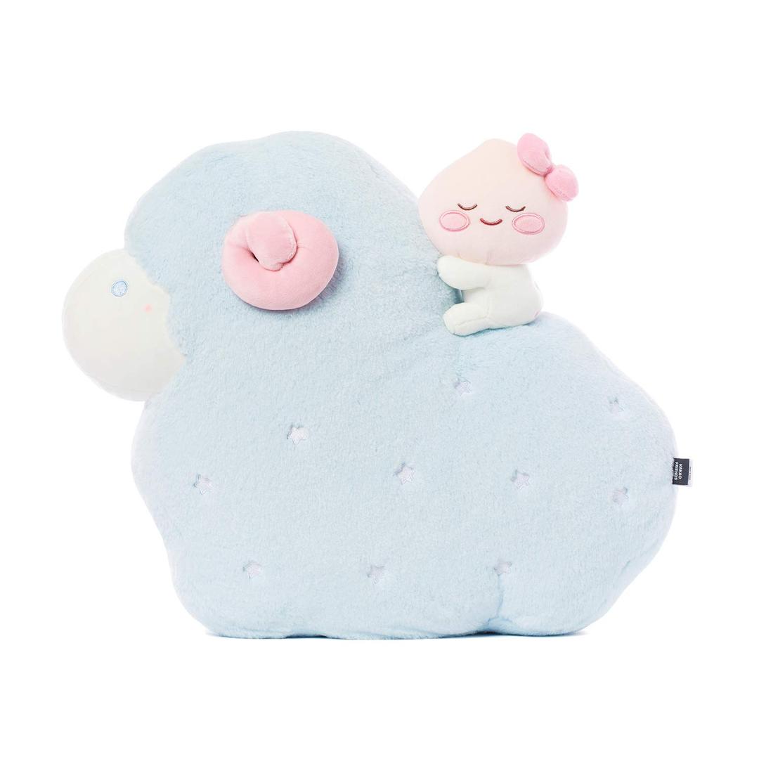 KAKAO FRIENDS Official- Lovely Apeach Soft Cushion Pillow (Blue)