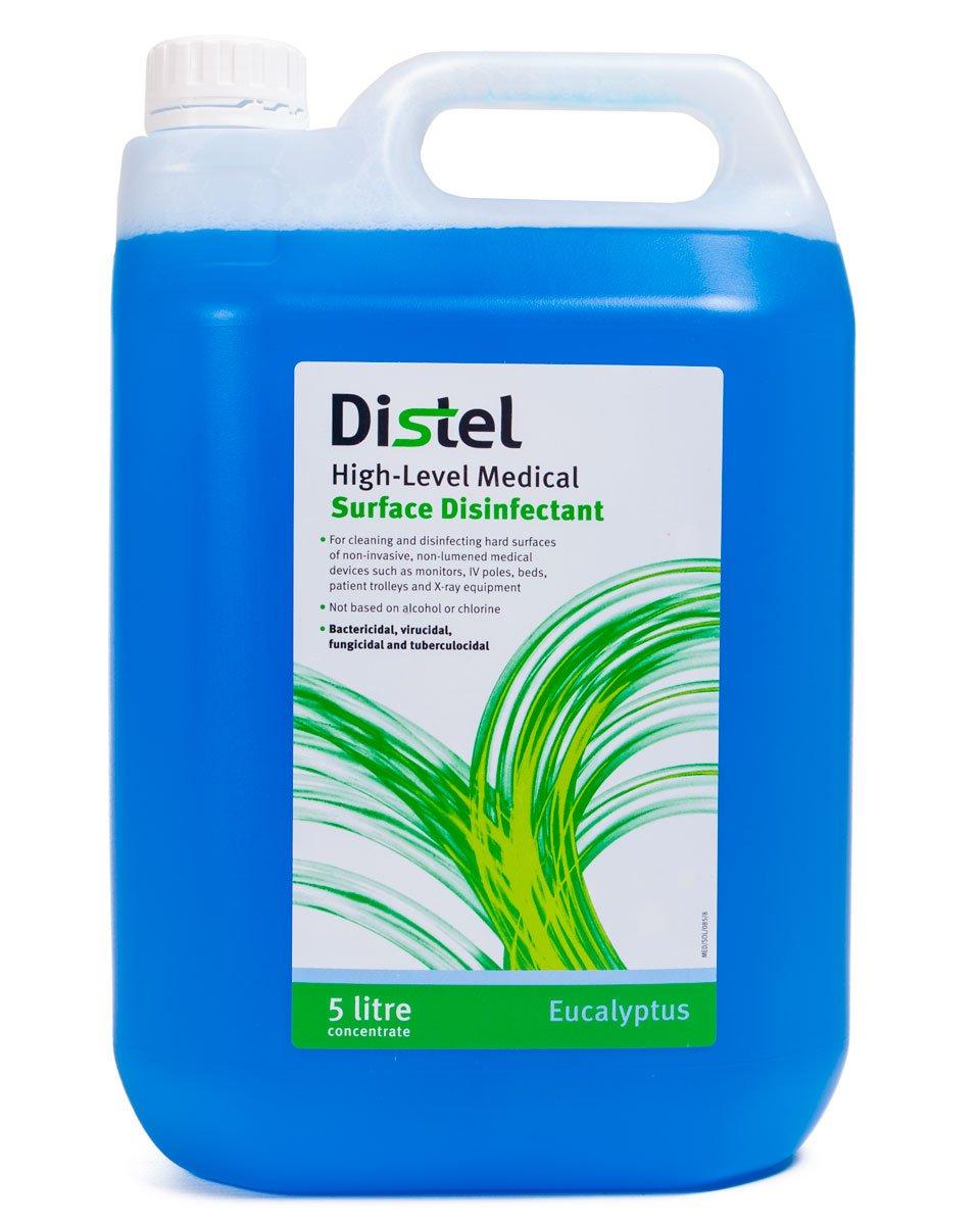 Distel High Level Medical Surface Disinfectant - 5 Litre, Eucalyptus