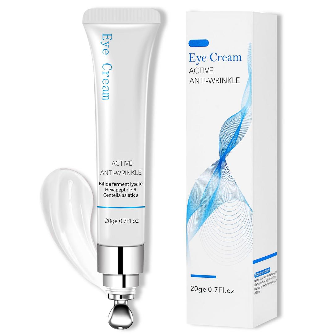 Under Eye Cream for Puffiness| Dark Circles| Wrinkle| Bags Under Eyes, Eye Repair Cream Anti Aging Moisturizer, Eye Care Cream Suit Women Men Eye Firm Smooth 0.7 oz