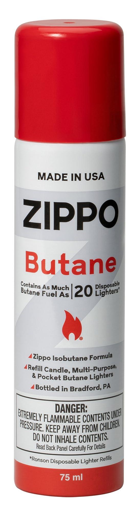 Zippo Brass Butane Fuel, 42Gm, ( Pack Of 1 ), Multicolored