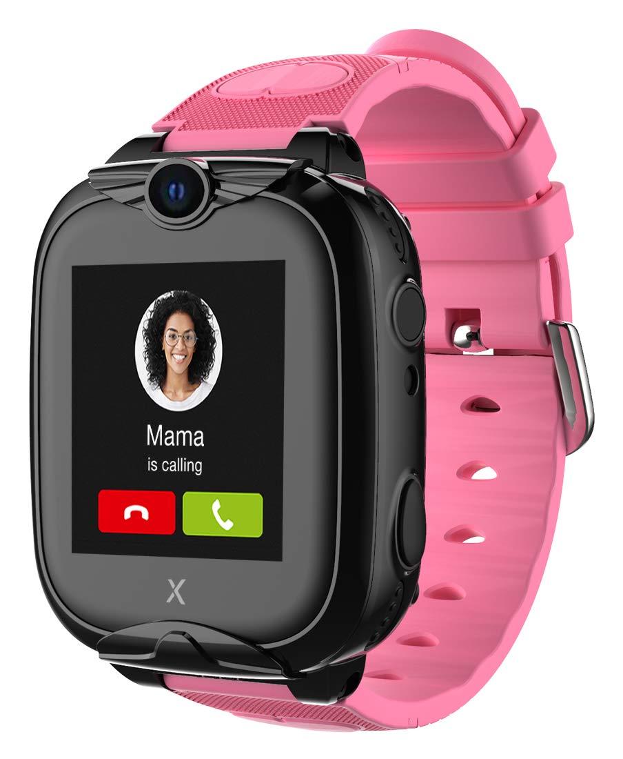 XPLORAXGO 2 - Watch Phone for children 4G - Calls, Messages, Kids School Mode, SOS function, GPS Location, Camera, Torch and Pedometer - Includes 2 Year Warranty (PINK)