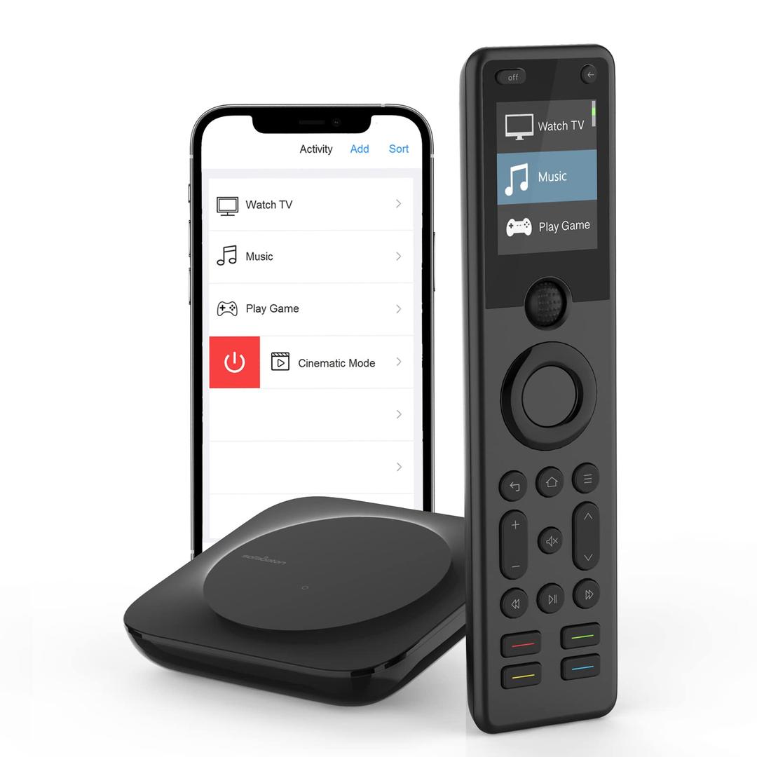 SofaBaton X1 Universal Remote Control with Hub, All in one Remote with Smart APP Setting, One-Touch Activities,Control 60+ Devices, Compatible Alexa & Google Assistant for Voice Control