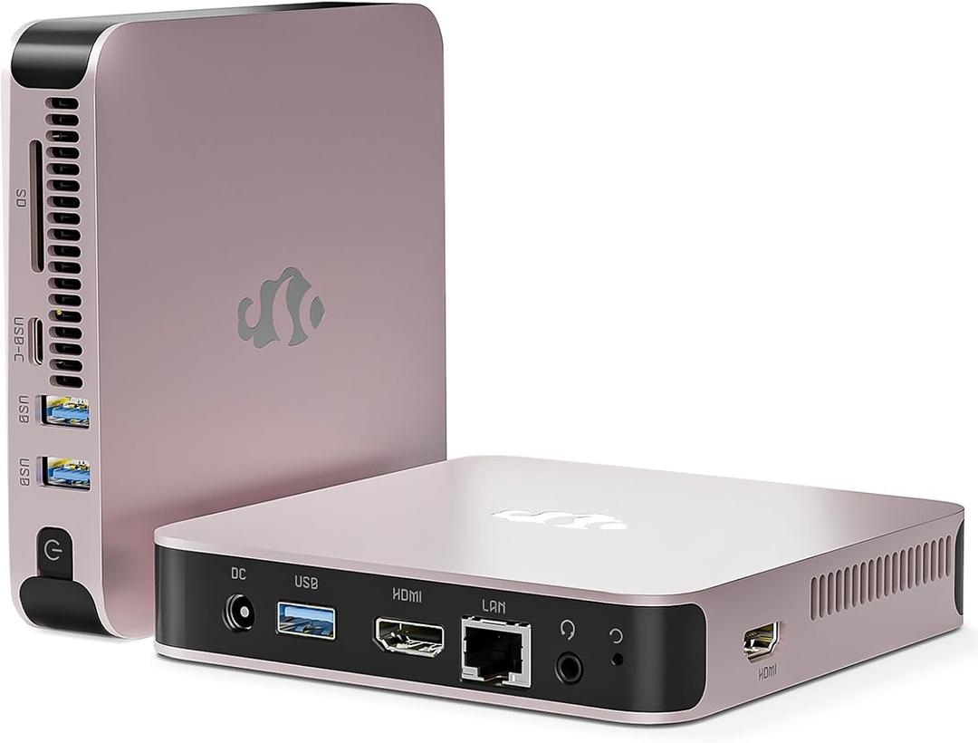 Mini PC Desktop, Desktop PC Pentium 12th Gen N100 (Up to 3.4GHz), 16GB RAM 512GB SSD, Win 11 NUC, 4K Triple Display, USB3.2 Type-C WiFi6 BT5.2, VESA, Compact and Light for Home Office Education