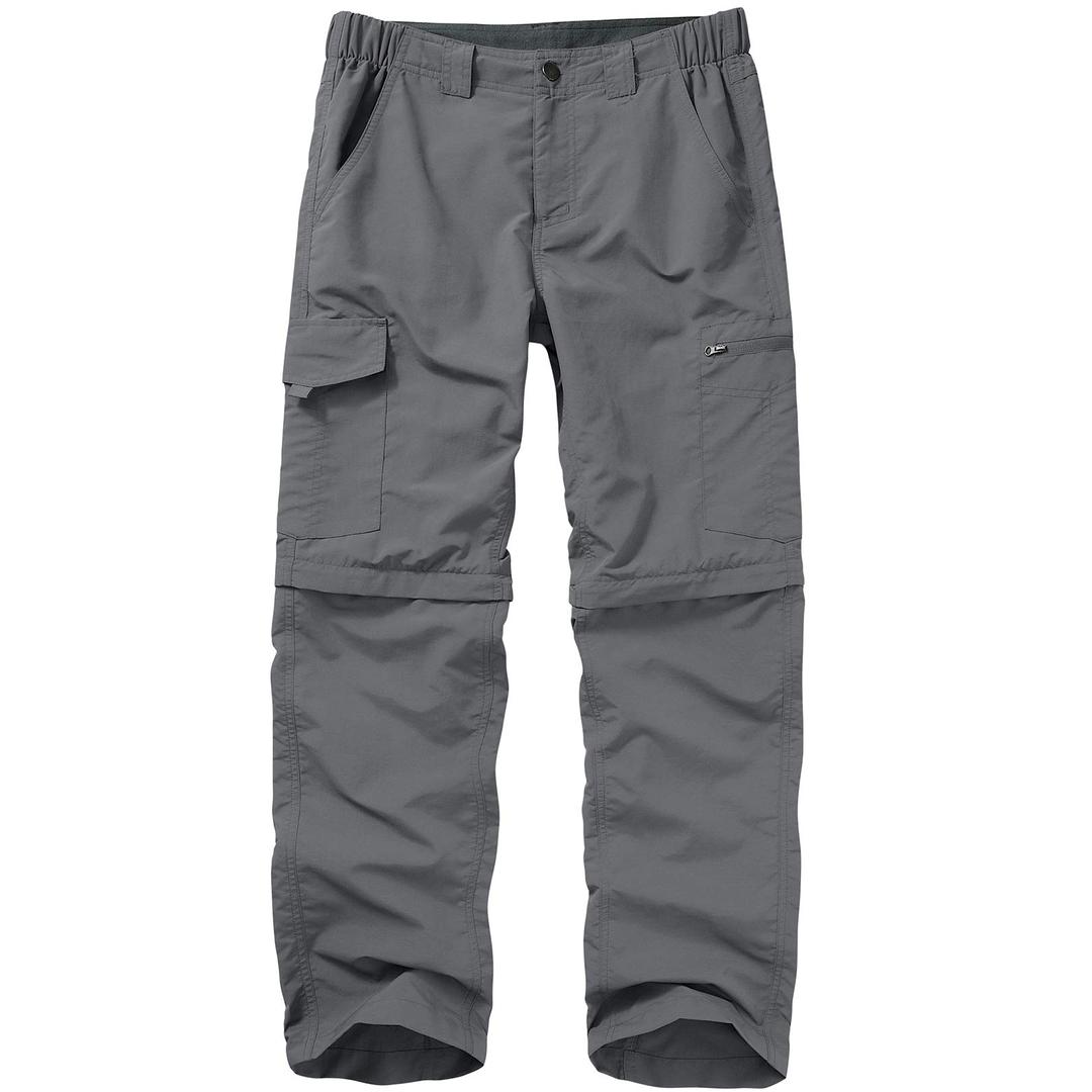 ToomettMens Hiking Pants Convertible Zip Off Lightweight Quick Dry Fishing Safari Camping Travel boy Scout Pants