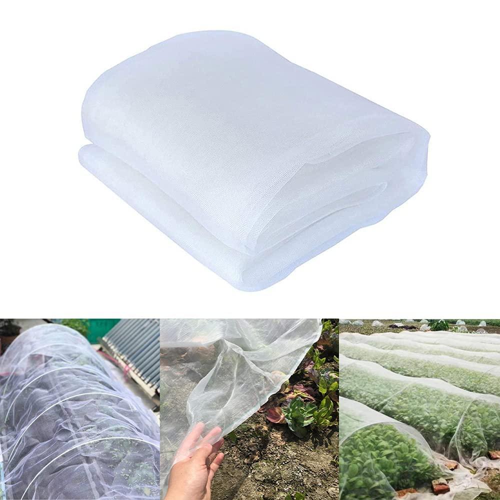 Insect Netting Mesh, Garden Netting for Plants Garden Netting Fine Mesh Insect Netting Vegetable Netting Protection Plant Protection Netting for Vegetables Flowers Fruits Garden Outdoors 2.5 x 10m