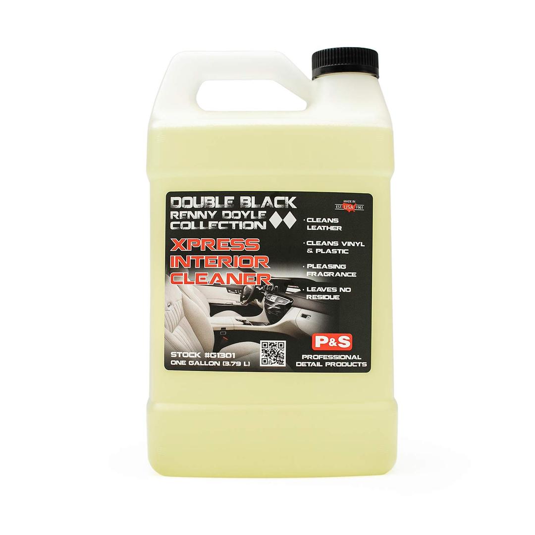 P & S PROFESSIONAL DETAIL PRODUCTS - Xpress Interior Cleaner - Perfect for Safely Removing Traffic Marks, Dirt, Grease, and Oil; Works on Leather, Vinyl, and Plastic; Fresh Scent (1 Gallon)