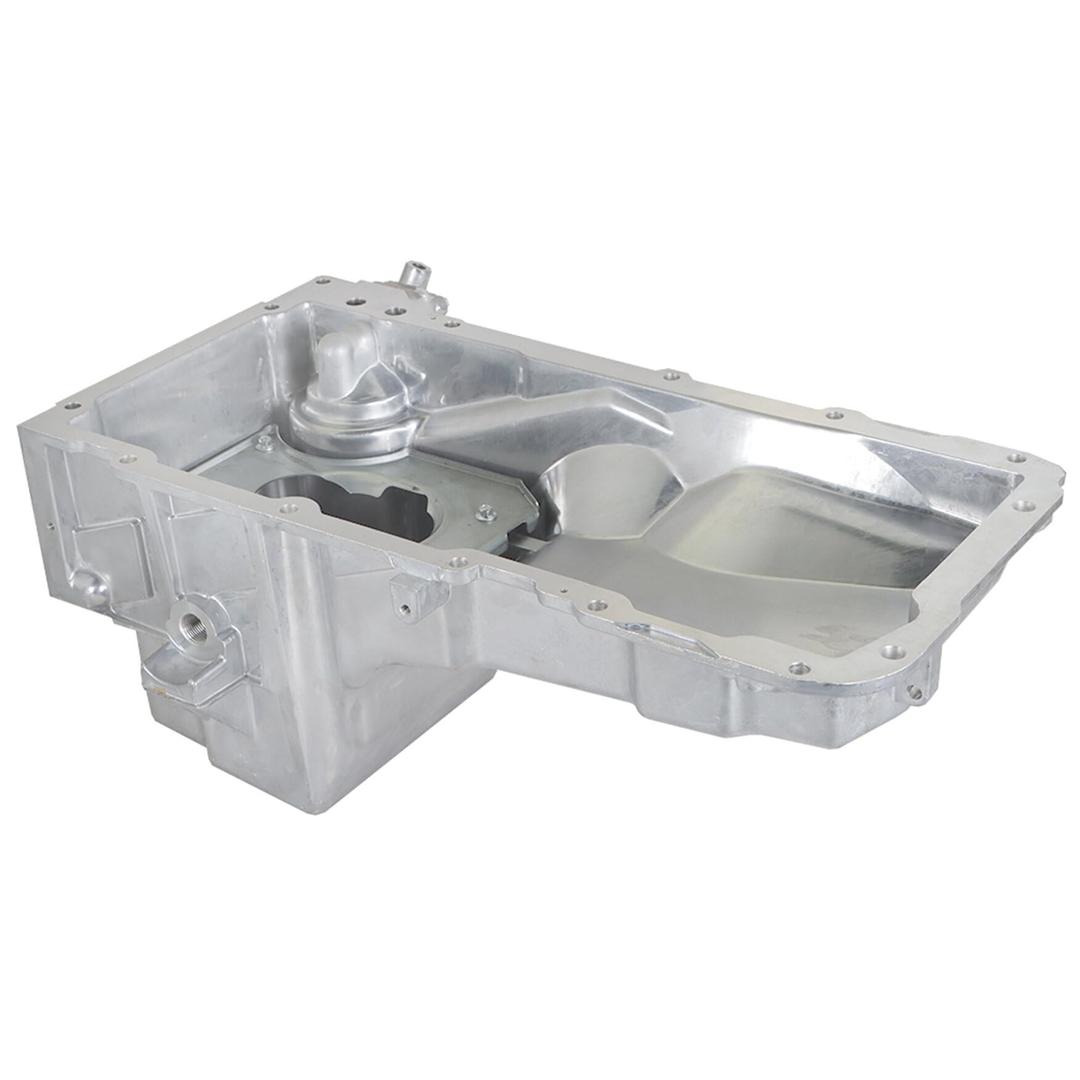 WFLNHB Aluminum Oil Pan Replacement for Cadillac Chevy GMC Pickup Truck 4.8L 5.3L 6.0L