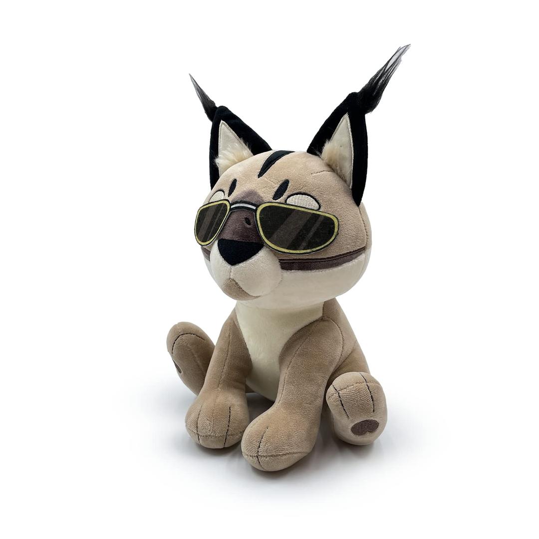 YoutoozMeme Big Floppa Plushie 9", Soft 100% PP-Cotton, Raise Your Floppa Meme Plushies, Based on Caracal Cat Species & Big Floppa Meme