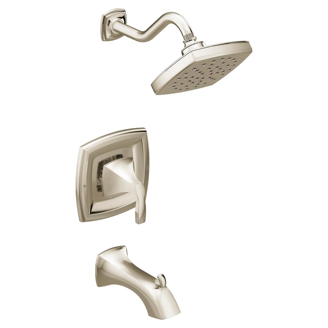 Moen T3693NL Voss Moentrol Volume Control Tub and Shower Trim Kit, Valve Required, Polished Nickel