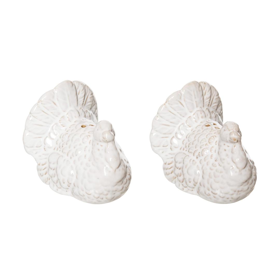 C&F Home White Turkey Salt & Pepper Shaker White