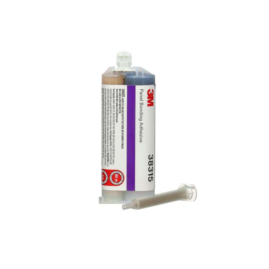 3M Panel Bonding Adhesive, 38315, 50 mL Cartridge, Two-Part Epoxy, Used On Plastic and Metal Substrates