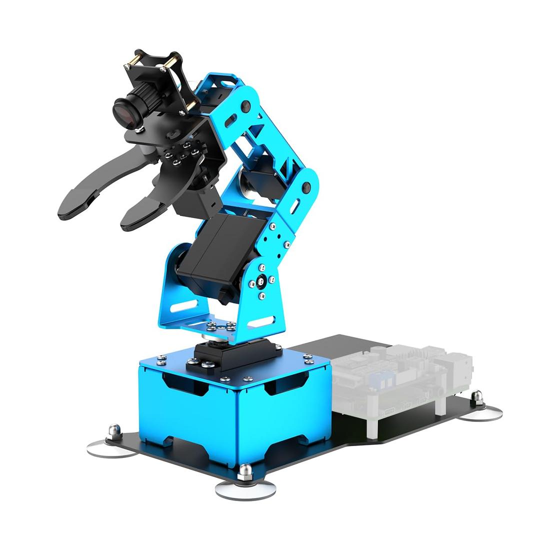 HIWONDER AI Vision Robotic Arm 5 DOF Mini Programmable Desktop Robot Kit DIY Robot for ROS Open Source